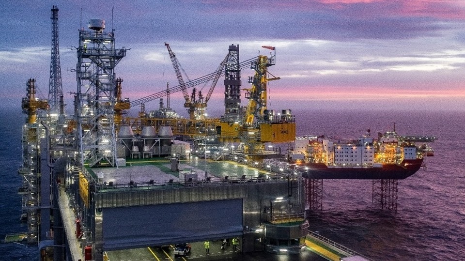 Mỏ dầu Johan Sverdrup ở Biển Bắc, Na Uy. Ảnh: AFP