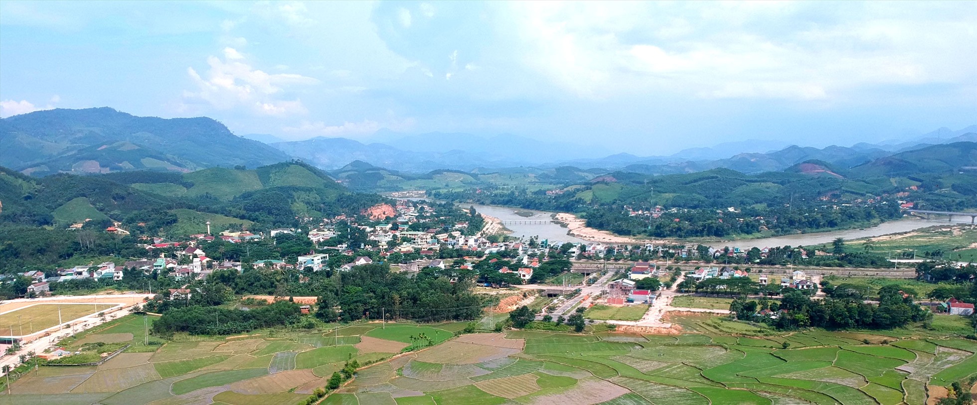 Huyện Sơn Hà, tỉnh Quảng Ngãi, nơi xảy ra động đất.
