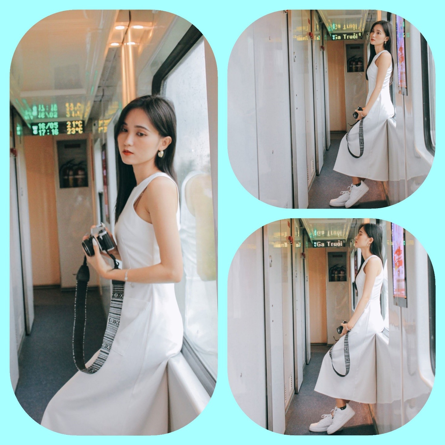 Để chắc chắn cho việc được đi tàu hỏa, Ngân đã quyết định book trước 2 vé giường nằm 6 người trên Momo giữ chỗ, nếu xui không book được 2 vé khoang 4 người, Ngân còn có chỗ để sống ảo.