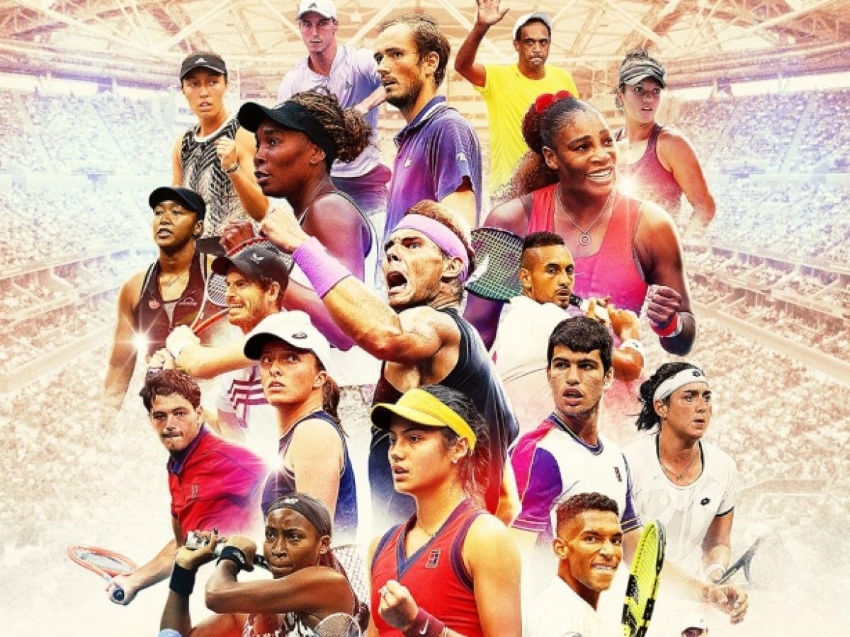 US Open 2022 hội tụ nhiều tay vợt hàng đầu. Ảnh: Twitter