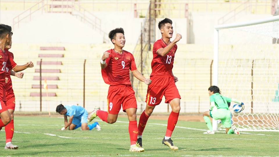 U16 Việt Nam cần có chiến thắng càng đậm càng tốt trước U16 Philippines để tạo lợi thế tâm lý cho cuộc đối đầu đội chủ nhà U16 Indonesia ở lượt trận cuối cùng. Ảnh: AFC