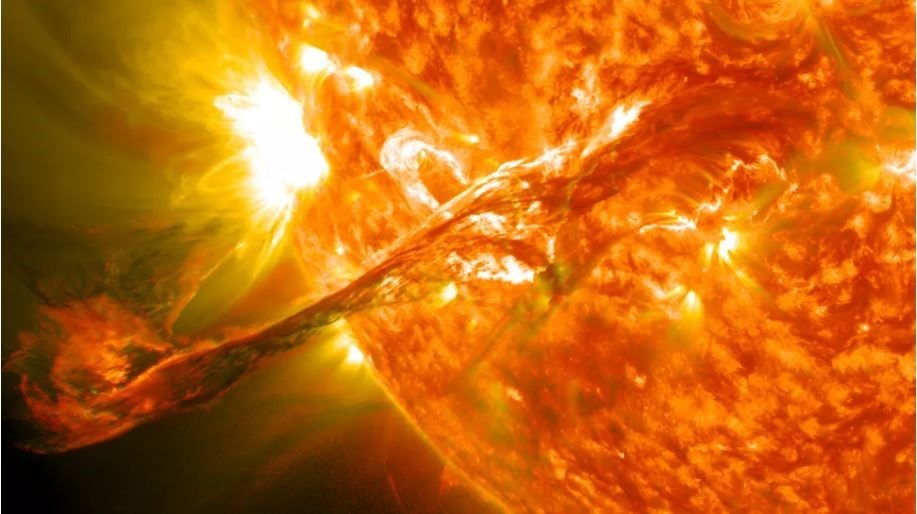 Cơn bão mặt trời 9.200 năm trước đã tấn công Trái đất. Ảnh: NASA