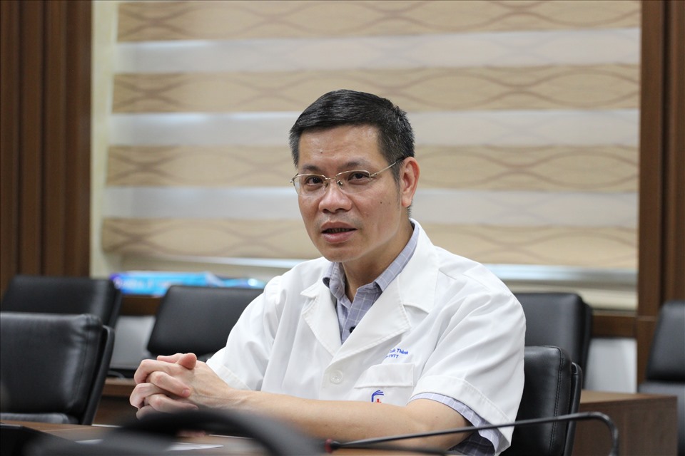 PGS Lê Xuân Thành- Phó Giám đốc Bệnh viện Đại học Y. Ảnh: Thùy Linh