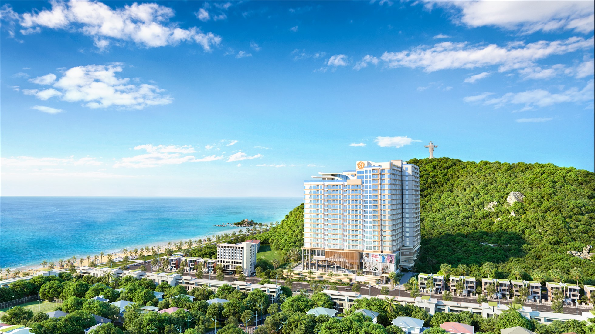 Với địa thế tựa đồi, hướng biển, FiveSeasons Homes - Vung Tau Central Beach vừa giao hoà với thiên nhiên vừa dễ dàng kết nối các địa điểm nổi tiếng ở Vũng Tàu