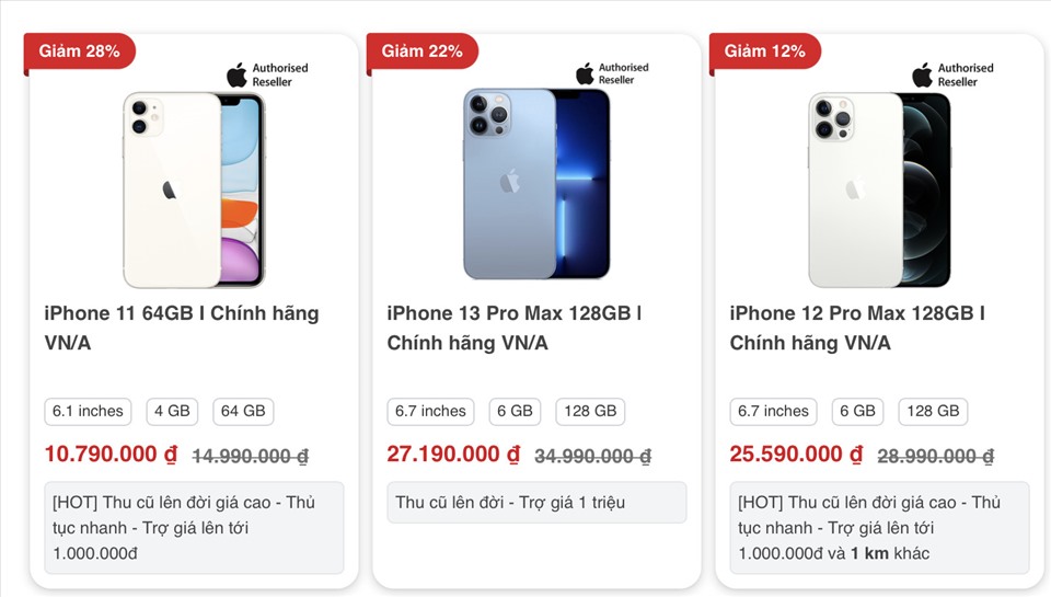 Giá, iPhone 11, iPhone 12, iPhone 13: Các dòng sản phẩm iPhone 11, iPhone 12, iPhone 13 với giá cả hợp lý sẽ đáp ứng nhu cầu của người dùng. Bạn sẽ phải bất ngờ về việc giá cả không đồng nghĩa với chất lượng sản phẩm. Xem ngay hình ảnh để đánh giá về sự đáng mua của các sản phẩm này.