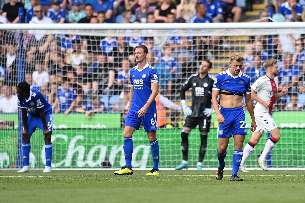 Leicester mới giành được 1 điểm sau 4 trận từ đầu mùa. Ảnh: AFP