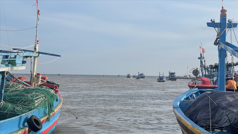 Cửa cảng Phan Thiết nơi tàu cá đưa thi thể vào. Ảnh: DT