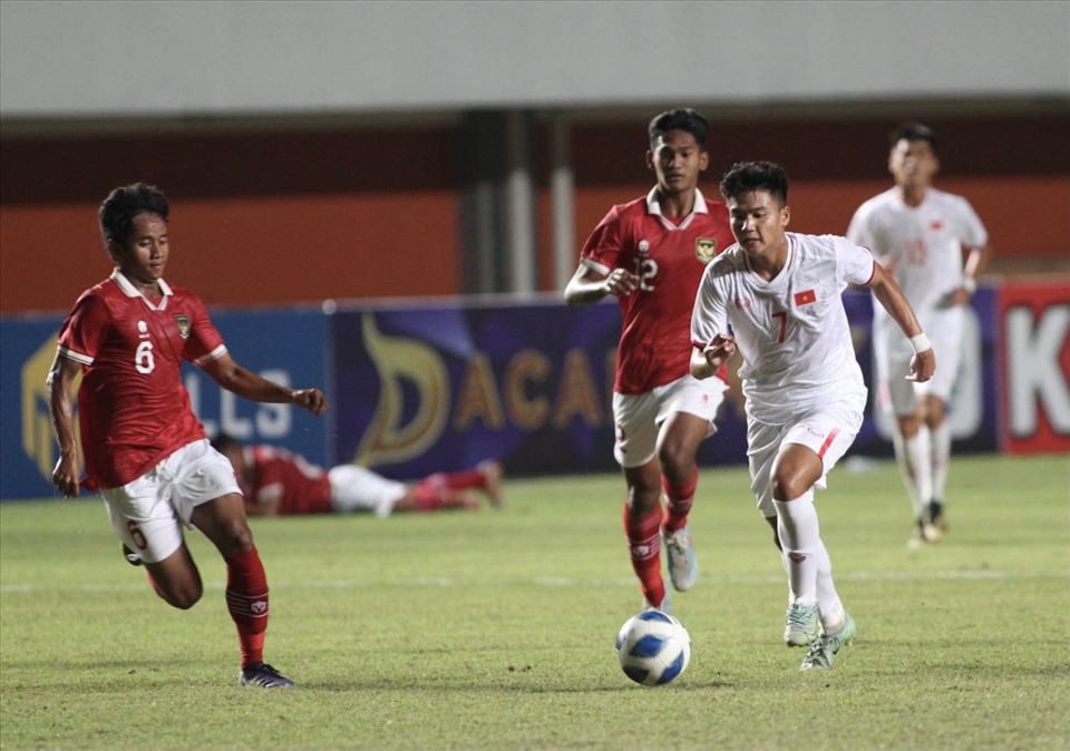 U16 Việt Nam thất bại trước U16 Indonesia vì nhiều nguyên nhân. Ảnh: VFF