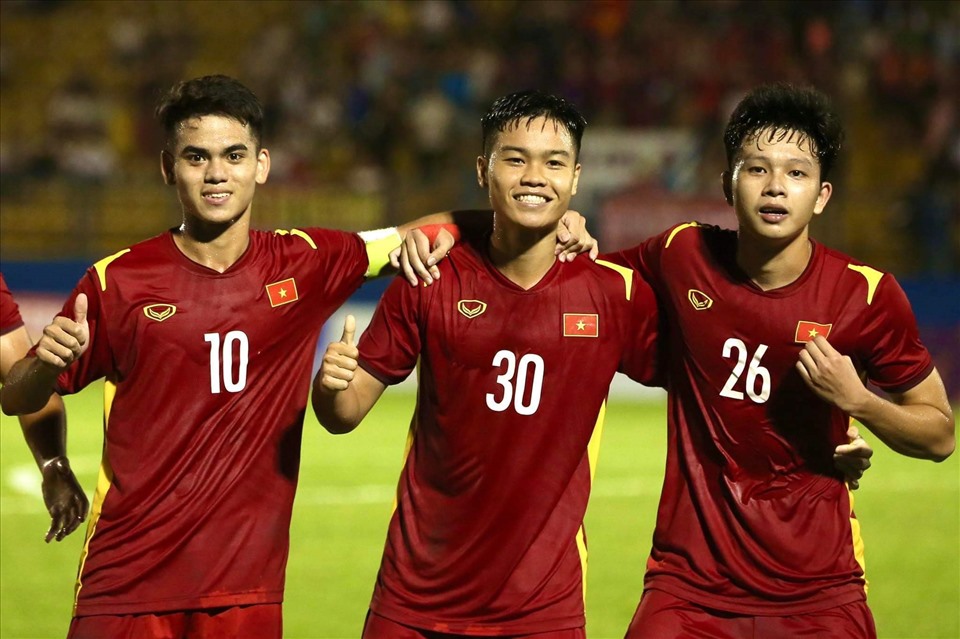 U19 Việt Nam gỡ hoà U19 Malaysia. Ảnh: Thanh Vũ