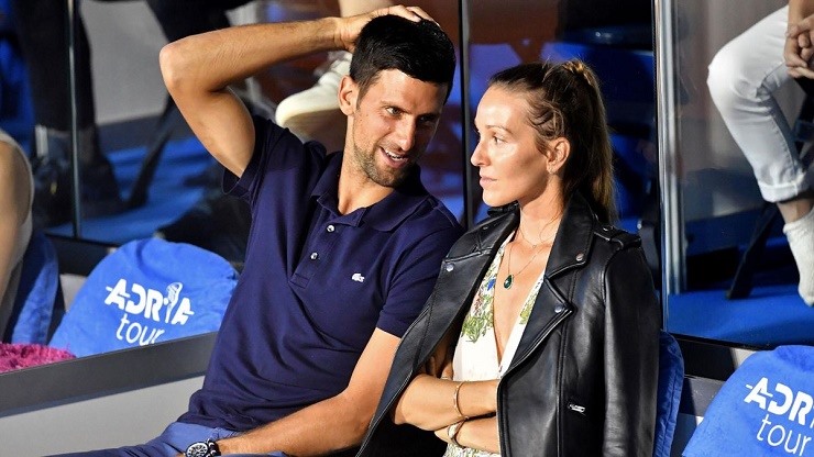Cả Djokovic và vợ đều có kết quả dương tính với COVID-19. Ảnh: News24