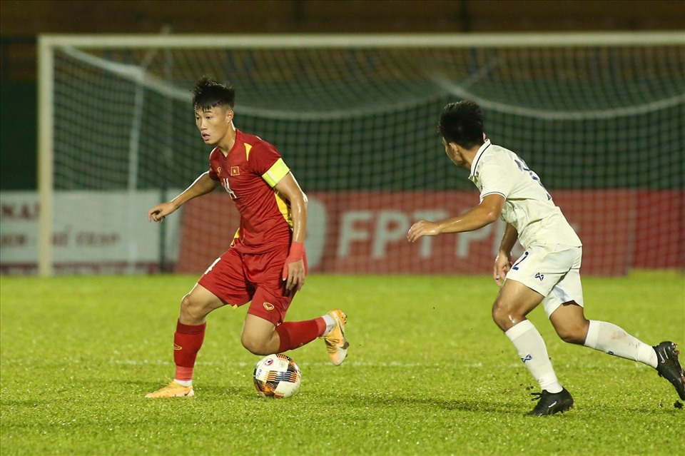 U19 Việt Nam có thế trận thuận lợi trước đối thủ. Ảnh: Thanh Vũ