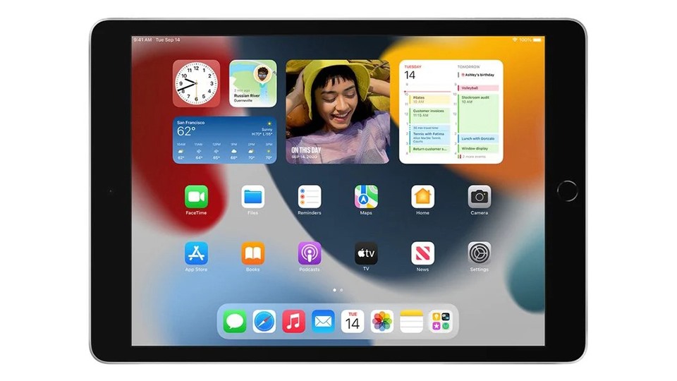 iPad gen 10 với nhiều cải tiến mới. Ảnh chụp màn hình