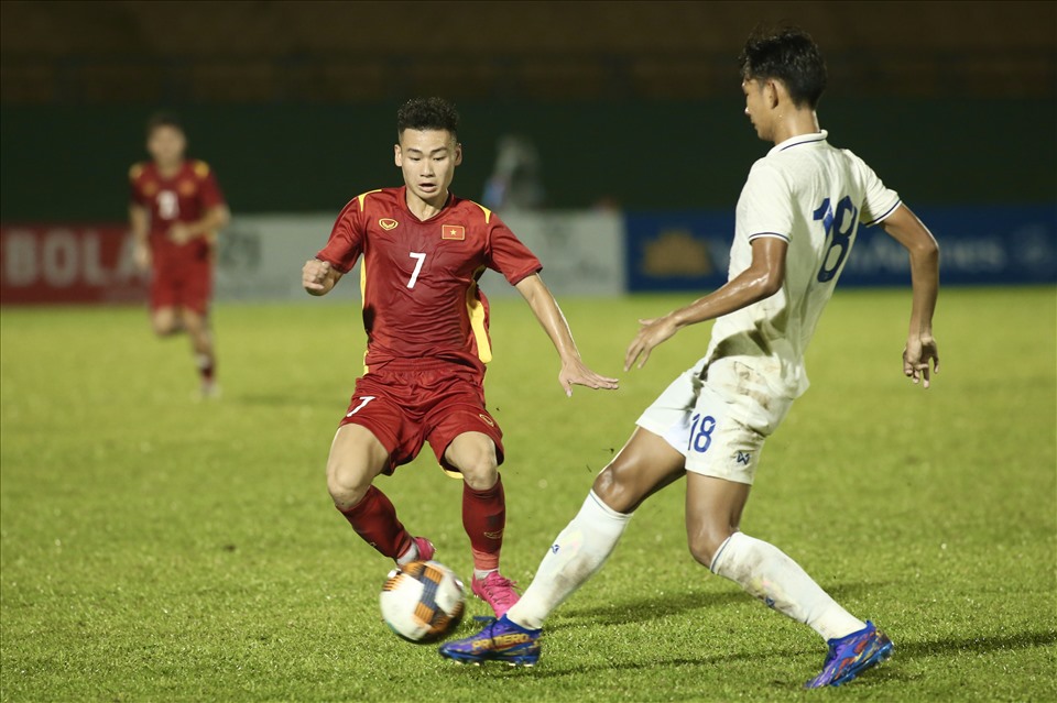 U19 Việt Nam không còn tạo đột biến trong hiệp 2. Ảnh: Thanh Vũ