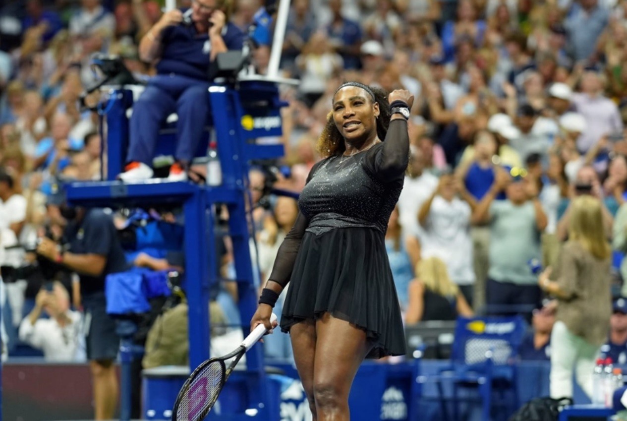 Serena Williams điền tên mình vào vòng 3. Ảnh: US Open