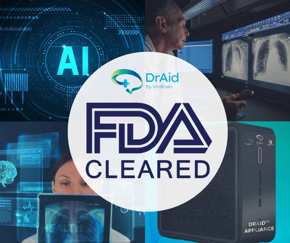 DrAid™ được chứng nhận bởi Cơ quan Quản lý Thực phẩm và Dược phẩm Hoa Kỳ (FDA).