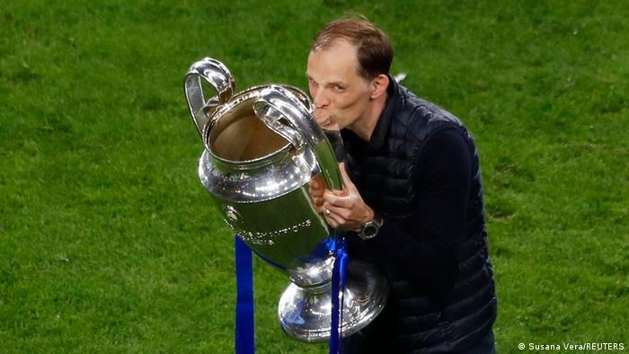 Vinh quang huấn luyện viên Tuchel có được cùng Chelsea. Ảnh: DW