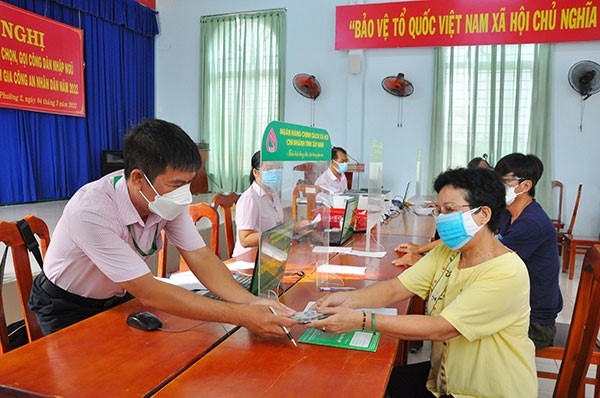 Người dân tỉnh Tây Ninh được tiếp cận thuận lợi nguồn vốn ưu đãi của NHCSXH ngay tại Điểm giao dịch xã.