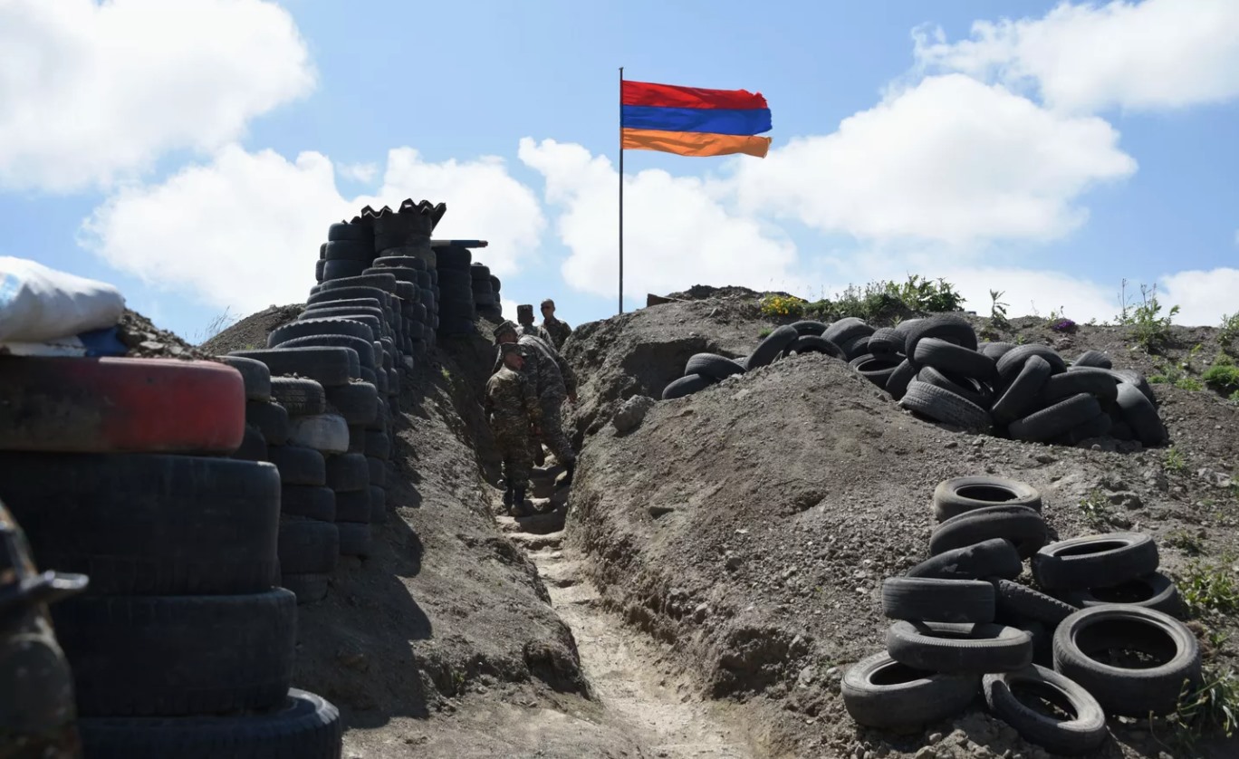 Biên giới Azerbaijan và Armenia. Ảnh: AFP