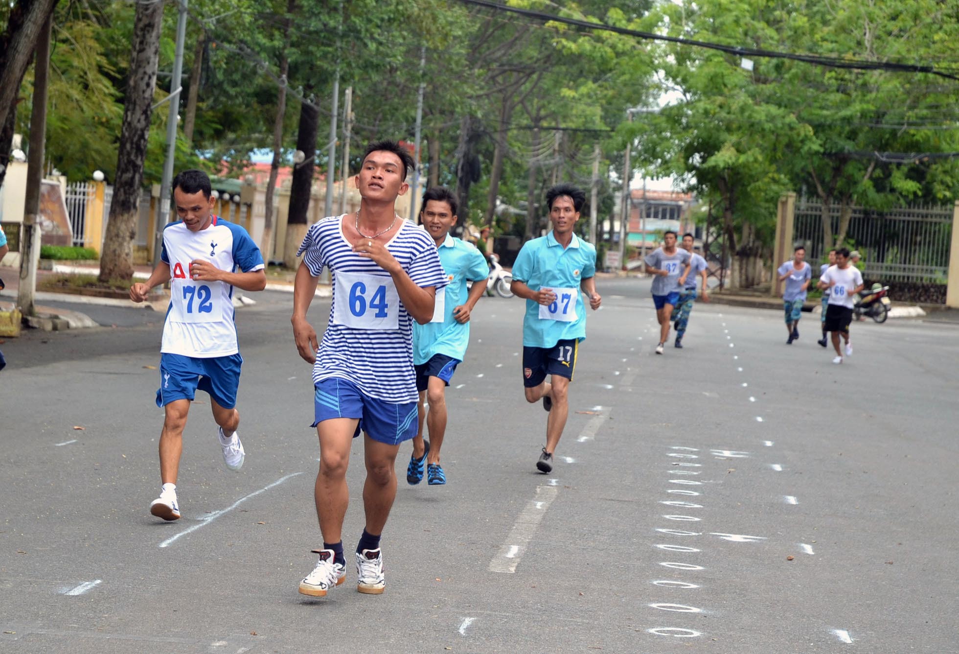 Vận động viên tham gia chạy tại Giải Marathon. Ảnh: TC