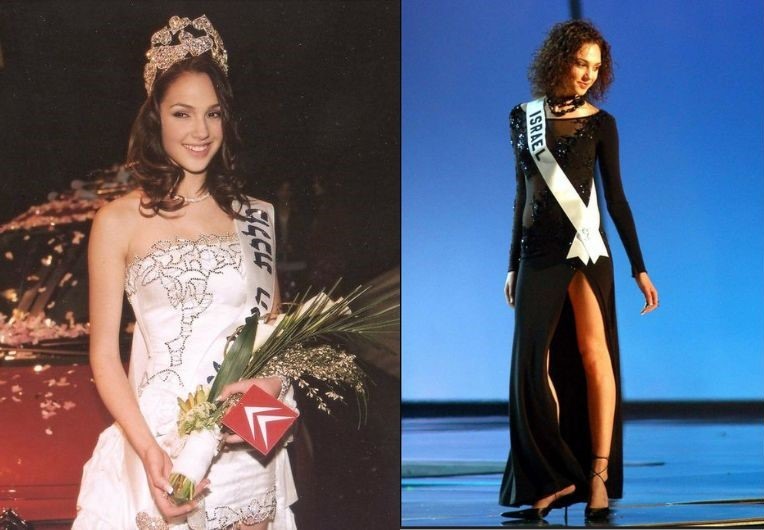 Gal Gadot bất ngờ trở thành người nổi tiếng sau khi đạt được danh hiệu Miss Israel năm 2004. Ảnh: twitter