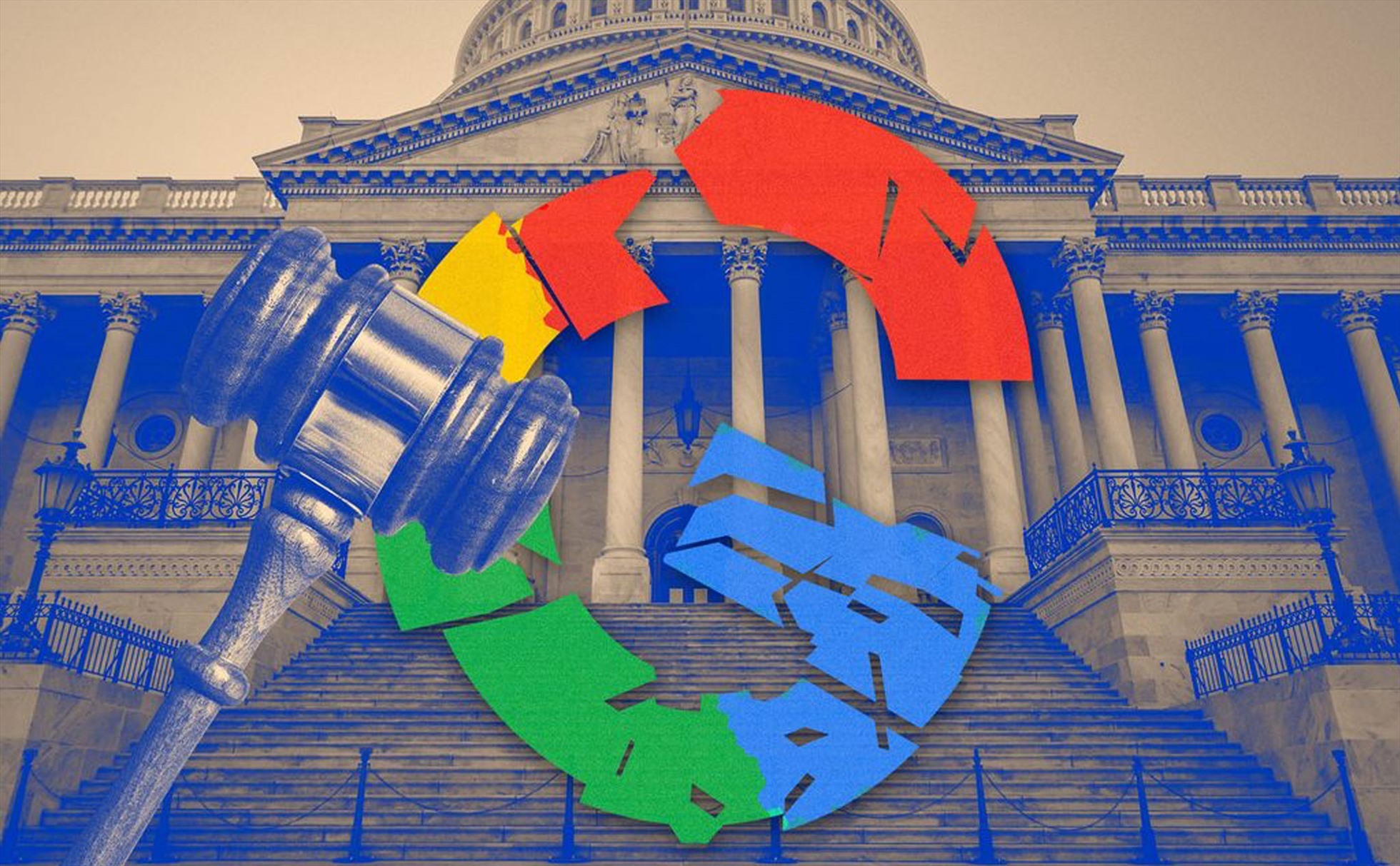 Google nhận án phạt trong vụ kiện chống độc quyền của EU. Ảnh chụp màn hình.