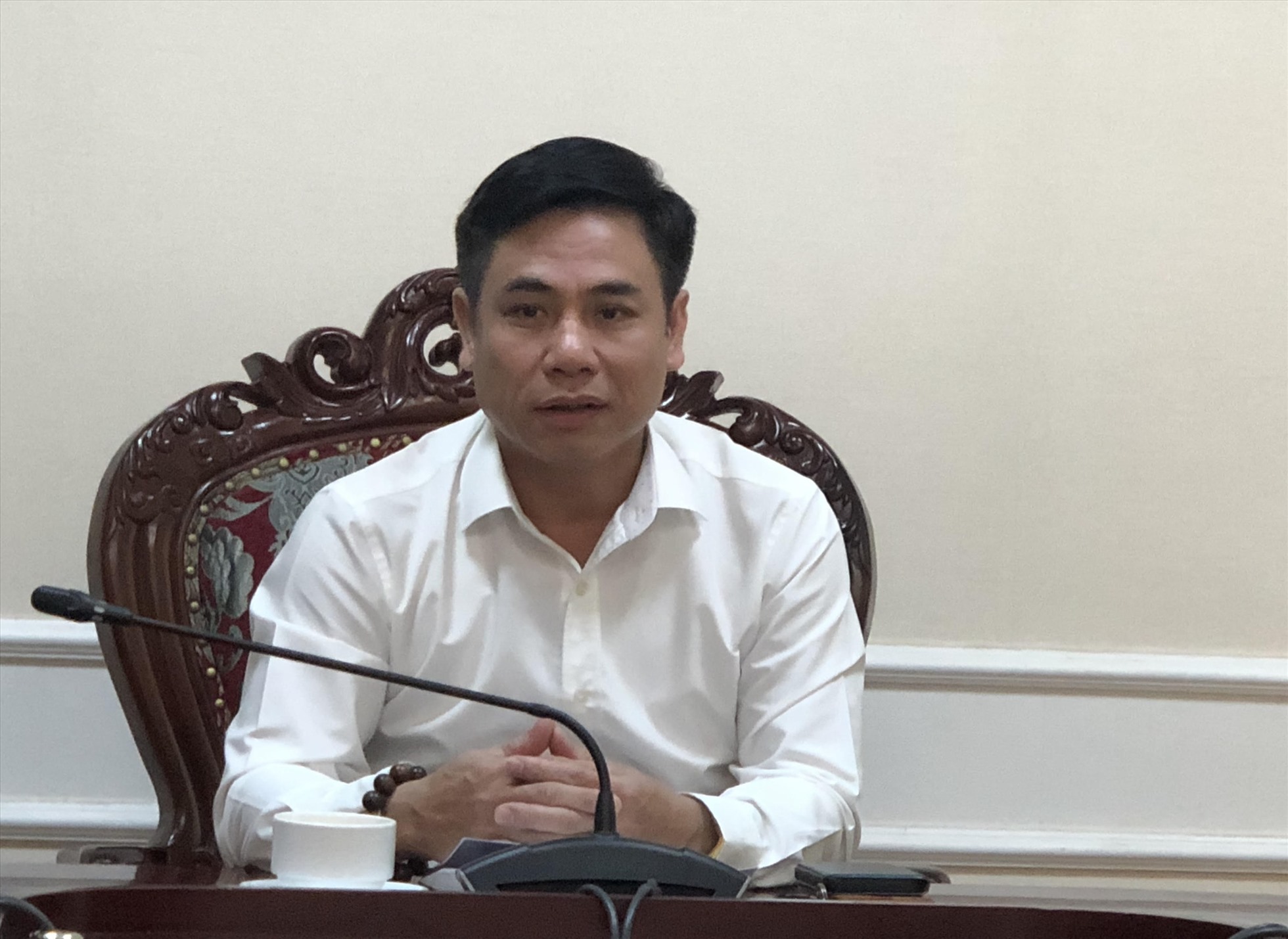 Ông Nguyễn Mạnh Khởi, Phó cục trưởng Cục Quản lý nhà và thị trường bất động sản (Bộ Xây dựng). Ảnh Cao Nguyên.