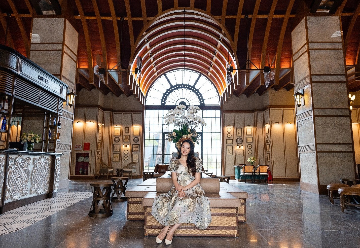 Á hậu Thụy Vân từng đến du lịch, nghỉ dưỡng tại Movenpick Resort Phan Thiết và dành nhiều lời khen cho khách sạn mới toanh này. Ảnh: FBNV