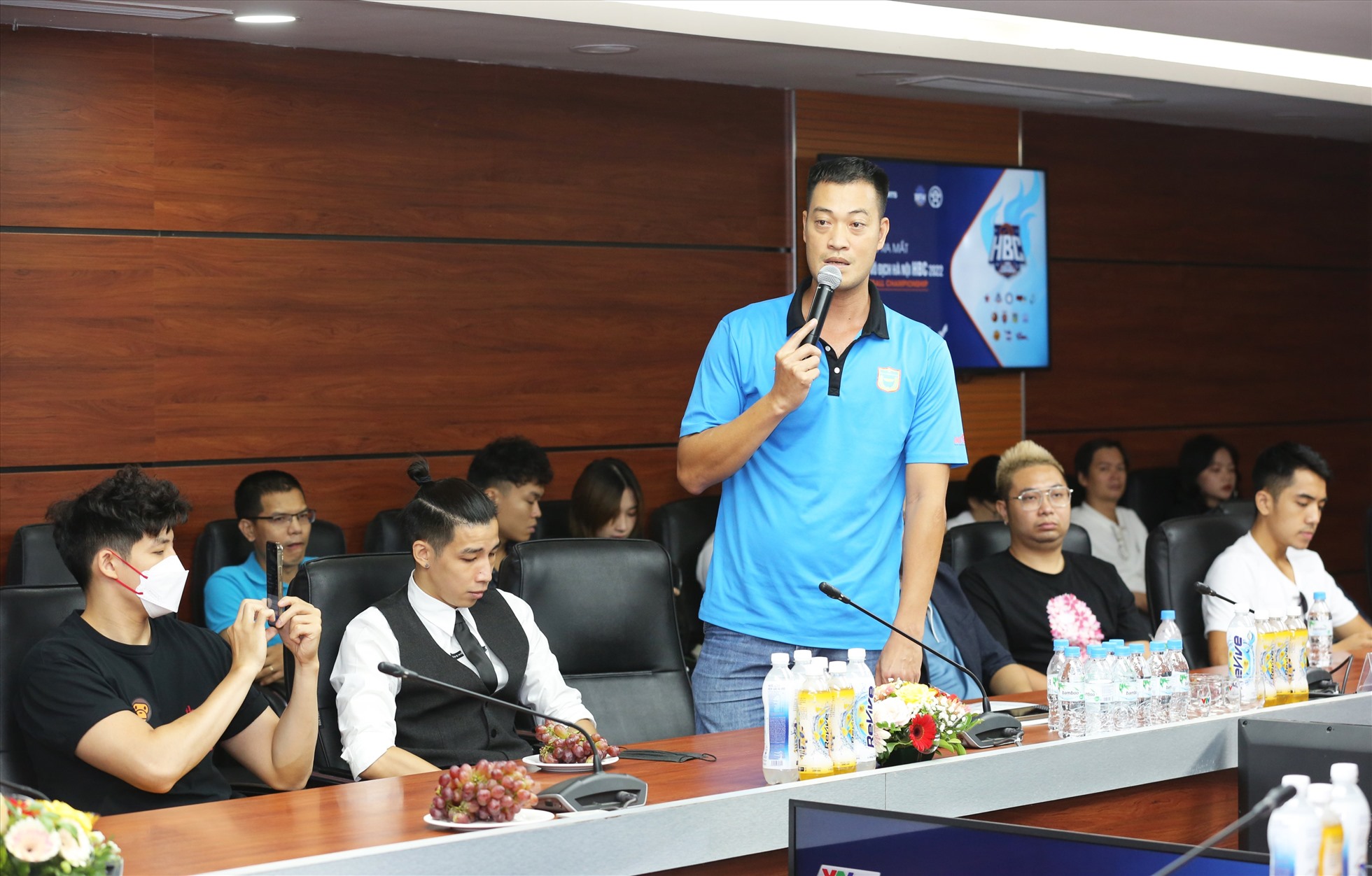 Huấn luyện viên trưởng của đội Phòng không không quân Bùi Thanh Bình bày tỏ sự hào hứng trước giải đấu mới. Ảnh: BTC.