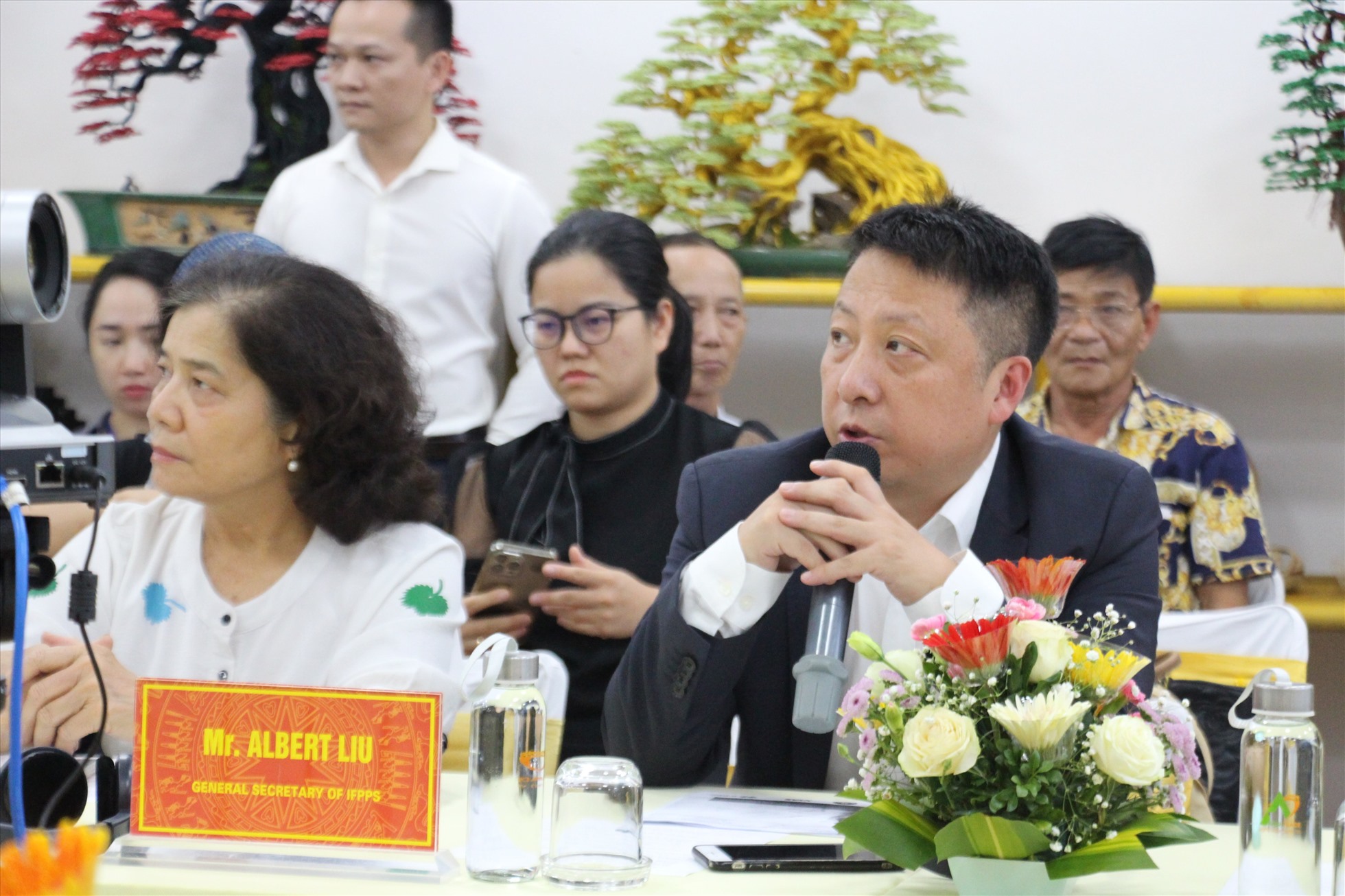 Ông Albert Lui - Tổng Thư ký Hiệp hội nhà mua Quốc tế (IFPPS) cảnh báo về thị trường nông sản xuất sang Trung Quốc. Ảnh: Bùi Yến