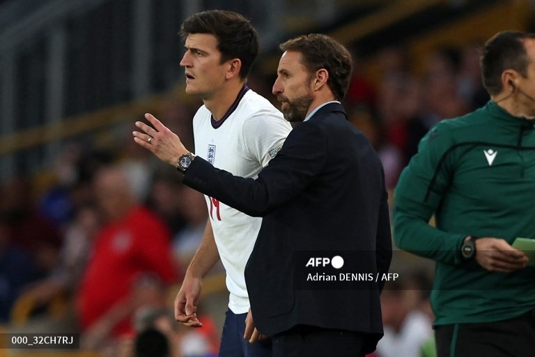 Màn thể hiện mờ nhạt của Maguire trong màu áo Man United khiến các cổ động viên tuyển Anh cảm thấy không hài lòng. Ảnh: AFP
