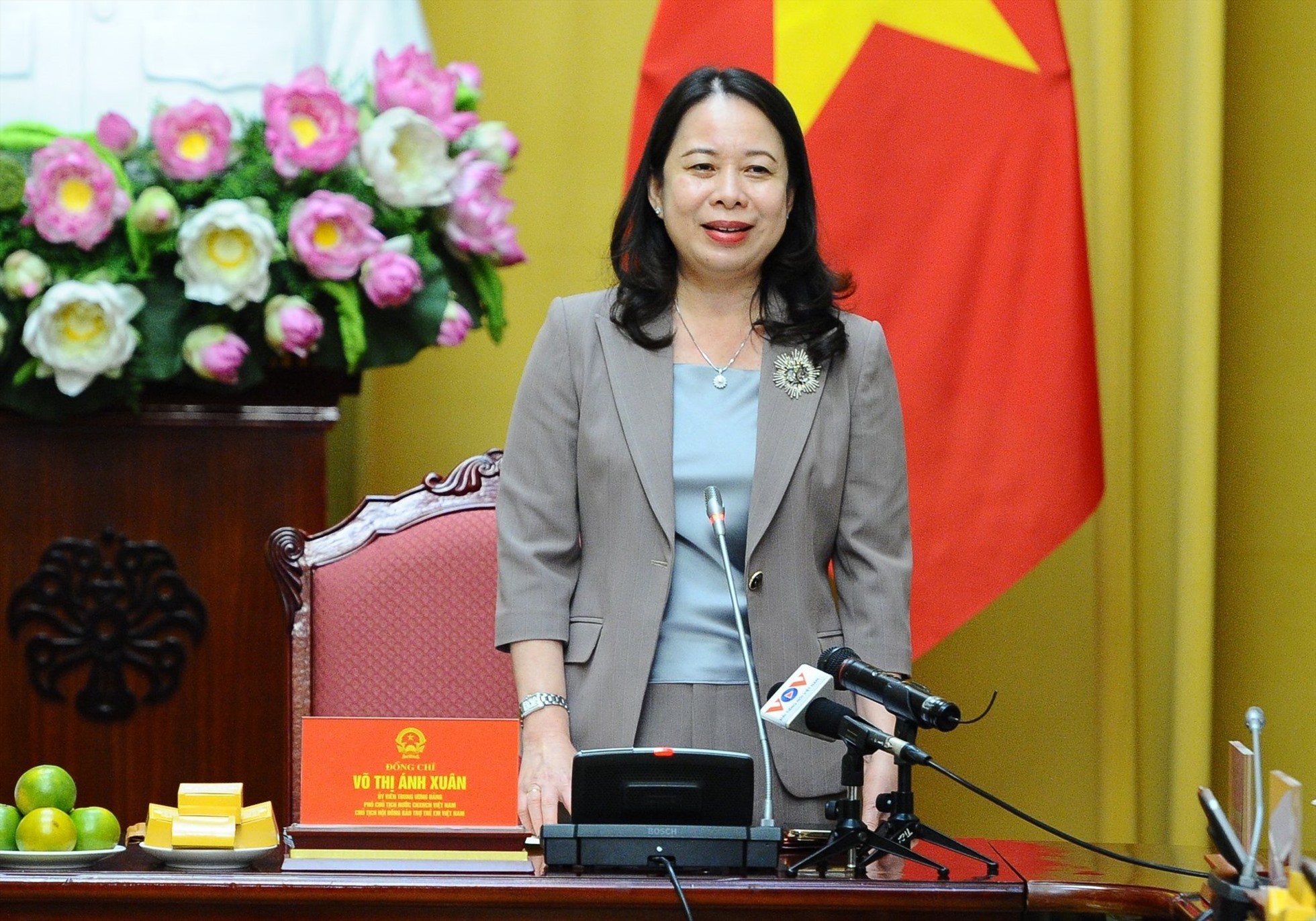 Phó Chủ tịch nước Võ Thị Ánh Xuân.