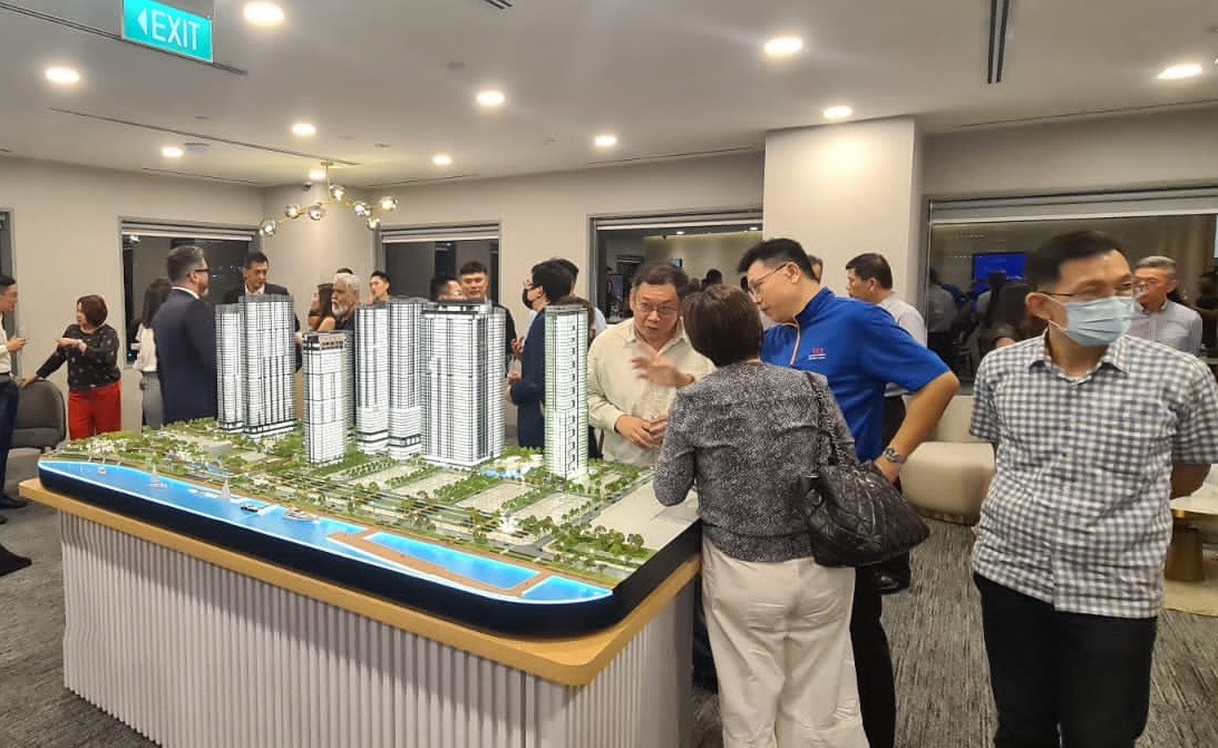 Trong buổi giới thiệu dự án của Masterise Homes đầu tiên tại Singapore tháng 9.2022, nhà đầu tư quốc tế phản hồi tích cực và quan tâm đặc biệt tới Grand Marina Saigon. Ảnh: Druce