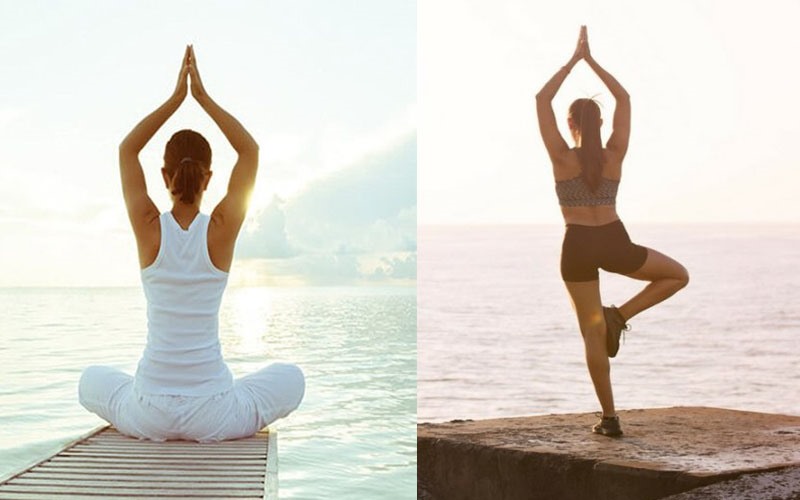 Tập Yoga: Yoga giúp ngăn ngừa tăng cân và tăng cường đốt cháy chất béo. Ngoài ra, luyện tập yoga có thể giúp làm giảm tình trạng ăn uống mất kiểm soát và hỗ trợ ăn uống lành mạnh.