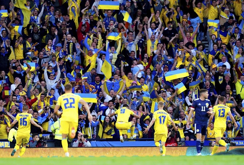 Đội tuyển Ukraine đang có phong độ tốt. Ảnh: BT Sports