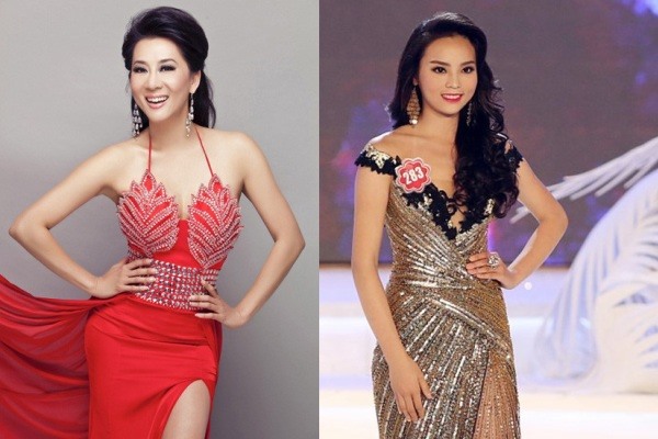 MC Nguyễn Cao Kỳ Duyên đã gửi lời chúc mừng đến Hoa hậu Nguyễn Cao Kỳ Duyên khi cô đăng quang năm 2014. Ảnh: FBNV