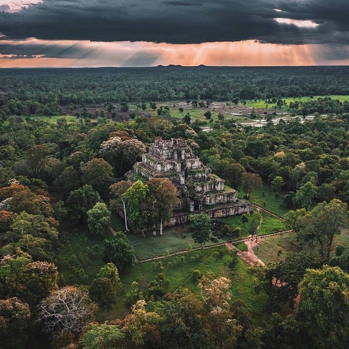 Cố đô Koh Ker. Ảnh: Lữ hành Việt Nam