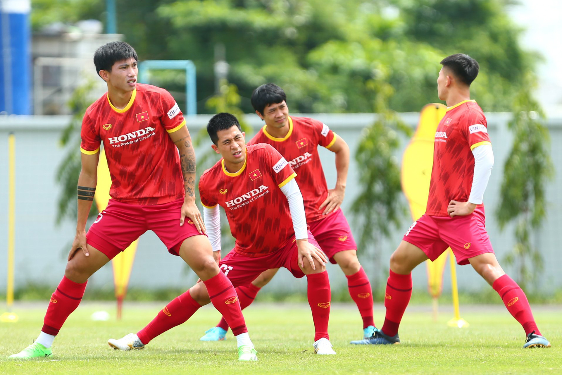 Sáng 24.9, đội tuyển Việt Nam tiếp tục có buổi tập ở Quận 7 (TPHCM) để chuẩn bị cho giải giao hữu quốc tế - Hưng Thịnh 2022.