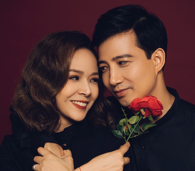 Vợ ông chồng Diễm Hương - Hồng Quang. Ảnh: NVCC