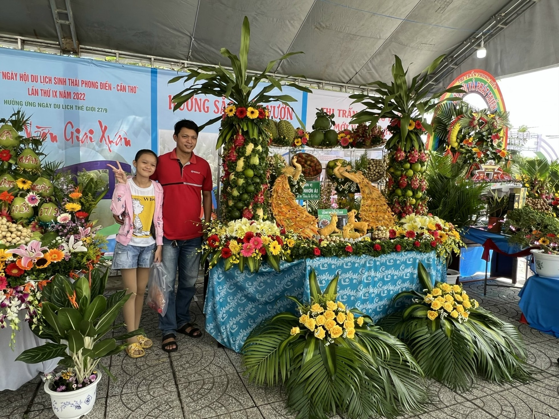 Cần Thơ đẩy mạnh quảng bá đặc sản địa phương qua Ngày hội Du lịch sinh thái Phong Điền 2022. Ảnh: HP