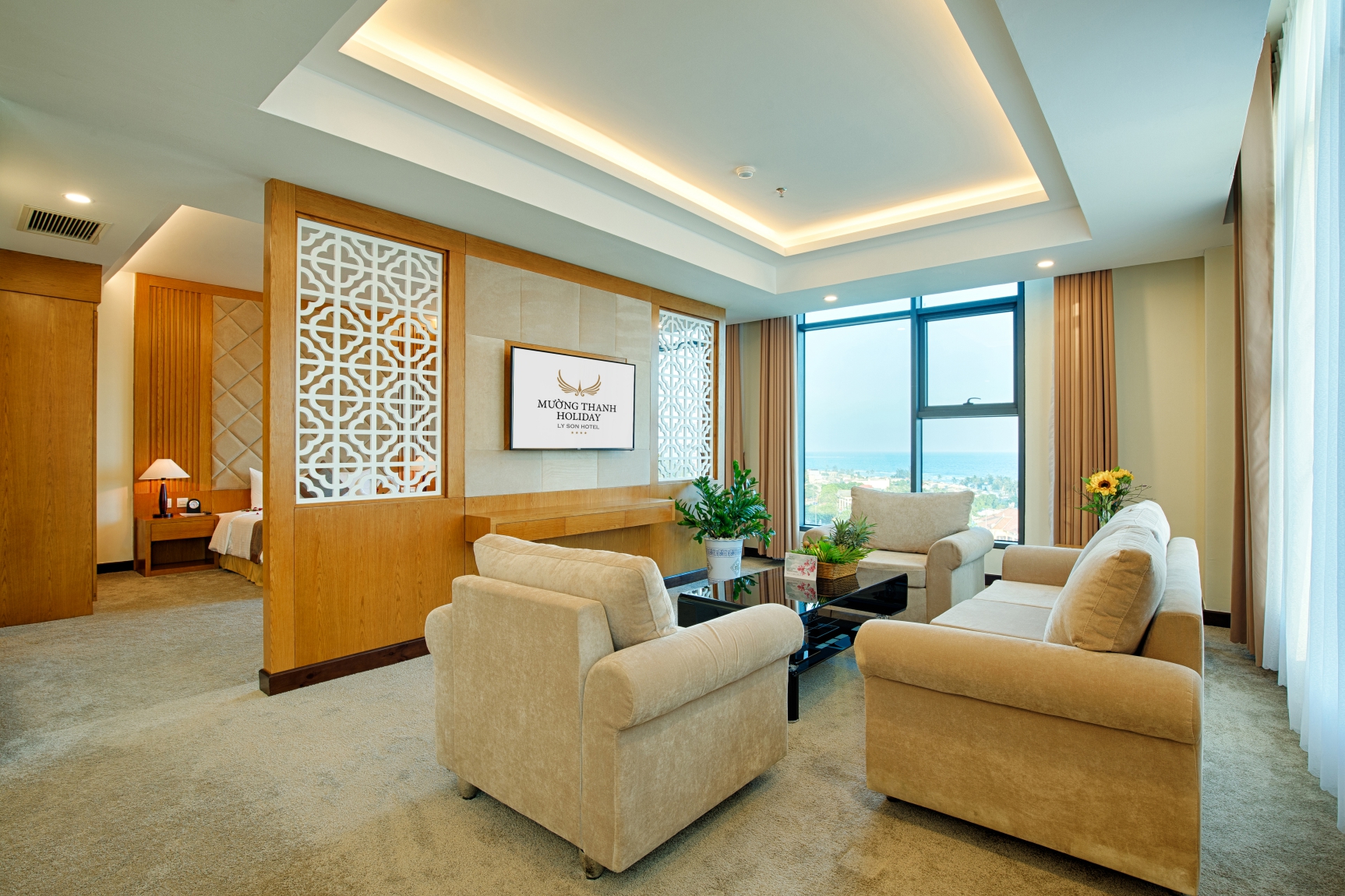 Phòng nghỉ ấm cúng, sang trọng. Ảnh: Mường Thanh Hospitality.