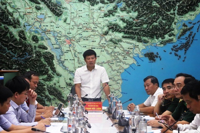 BCĐ Quốc gia đề nghị các địa phương thực hiện nghiêm túc công điện của Thủ tướng Chính phủ về ứng phó với bão số 4. Ảnh: Ng.Hà