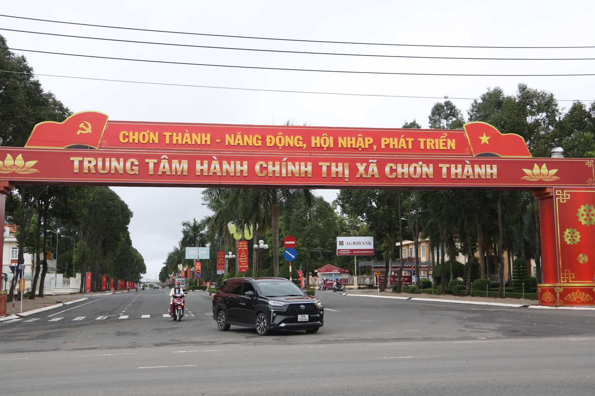 Đô thị của huyện Chơn Thành có nhiều bước phát triển.