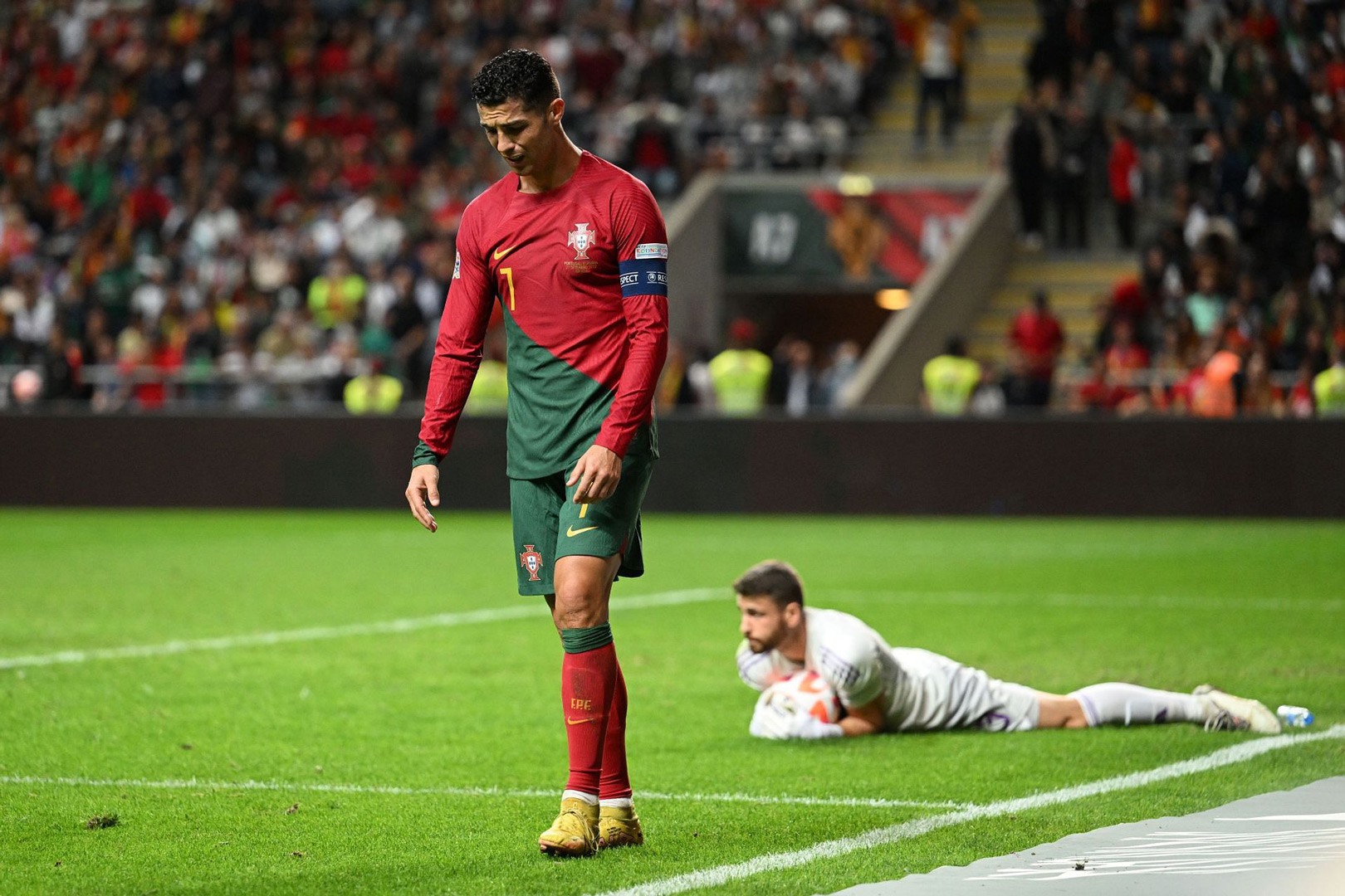 Ronaldo đã không còn thắng được thời gian. Ảnh: AFP