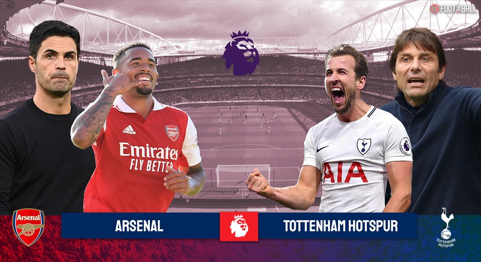 Derby London giữa Arsenal và Tottenham sẽ mở màn cho vòng 9. Ảnh: FootTheBall
