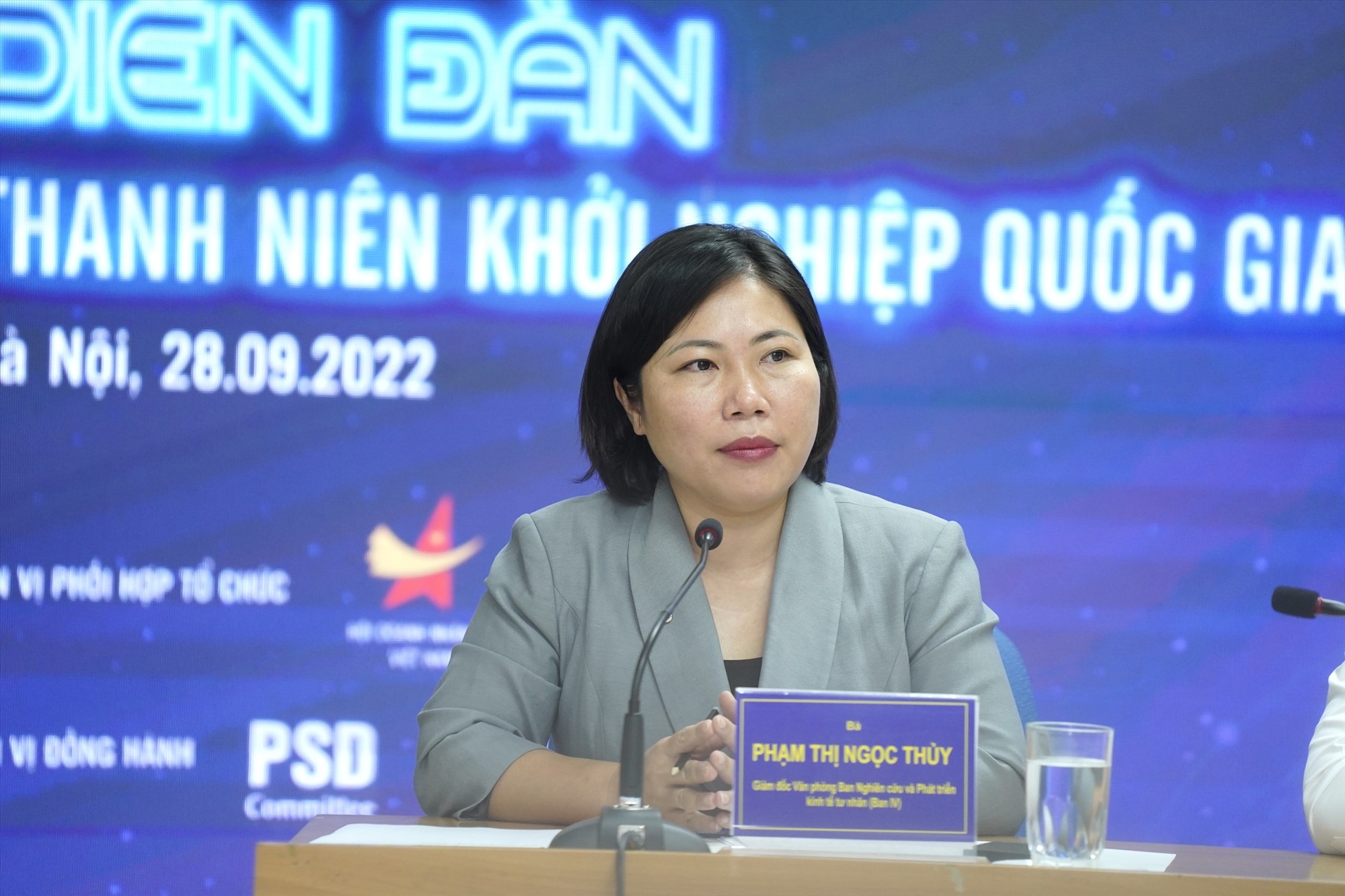 Bà Phạm Thị Ngọc Thuỷ - Văn phòng Ban Ban Nghiên cứu Phát triển kinh tế tư nhân (Ban IV)