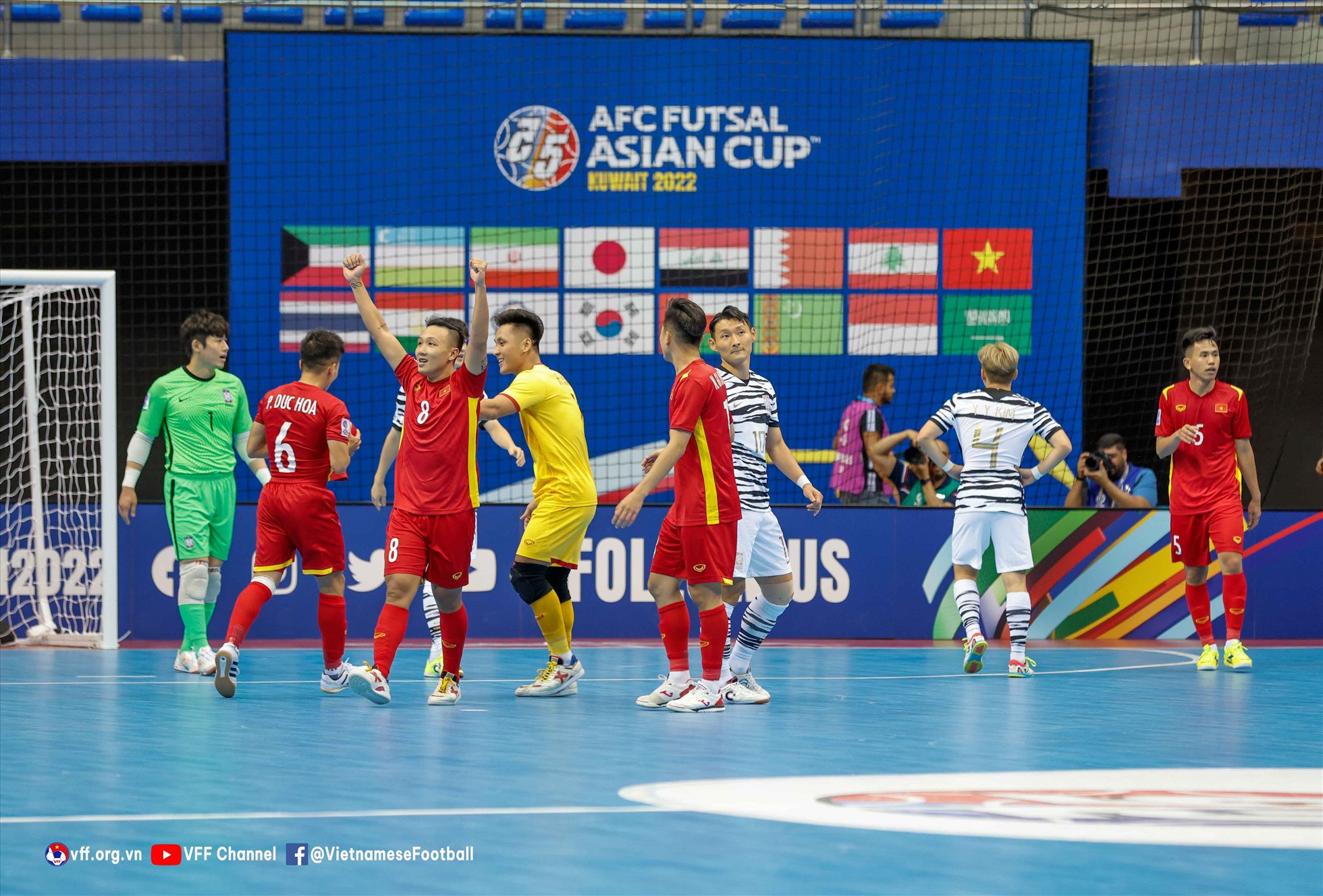 Tuyển futsal Việt Nam hướng đến mục tiêu giành 3 điểm trước Saudi Arabia. Ảnh: VFF