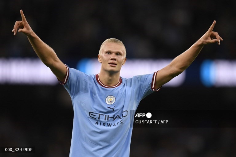 1. Erling Braut Haaland (Tiền đạo - Manchester City): 9 bàn thắng