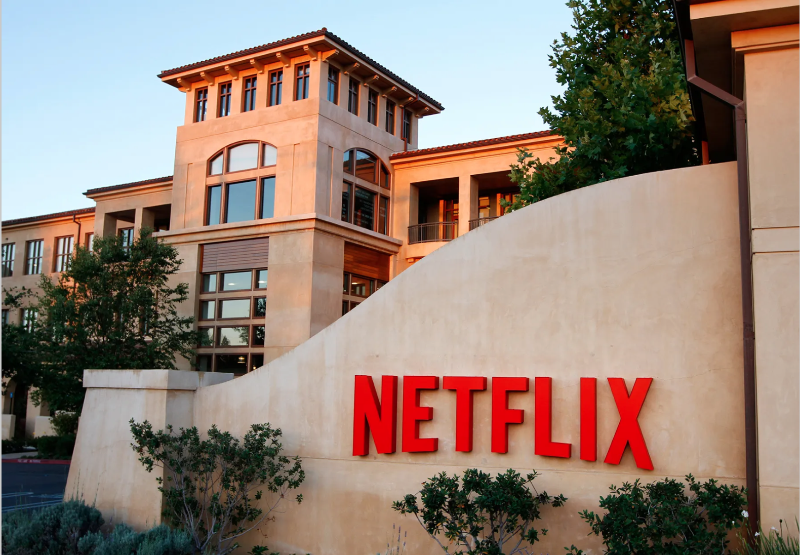 Trụ sở Netflix tại Los Gatos, California. Ảnh chụp màn hình