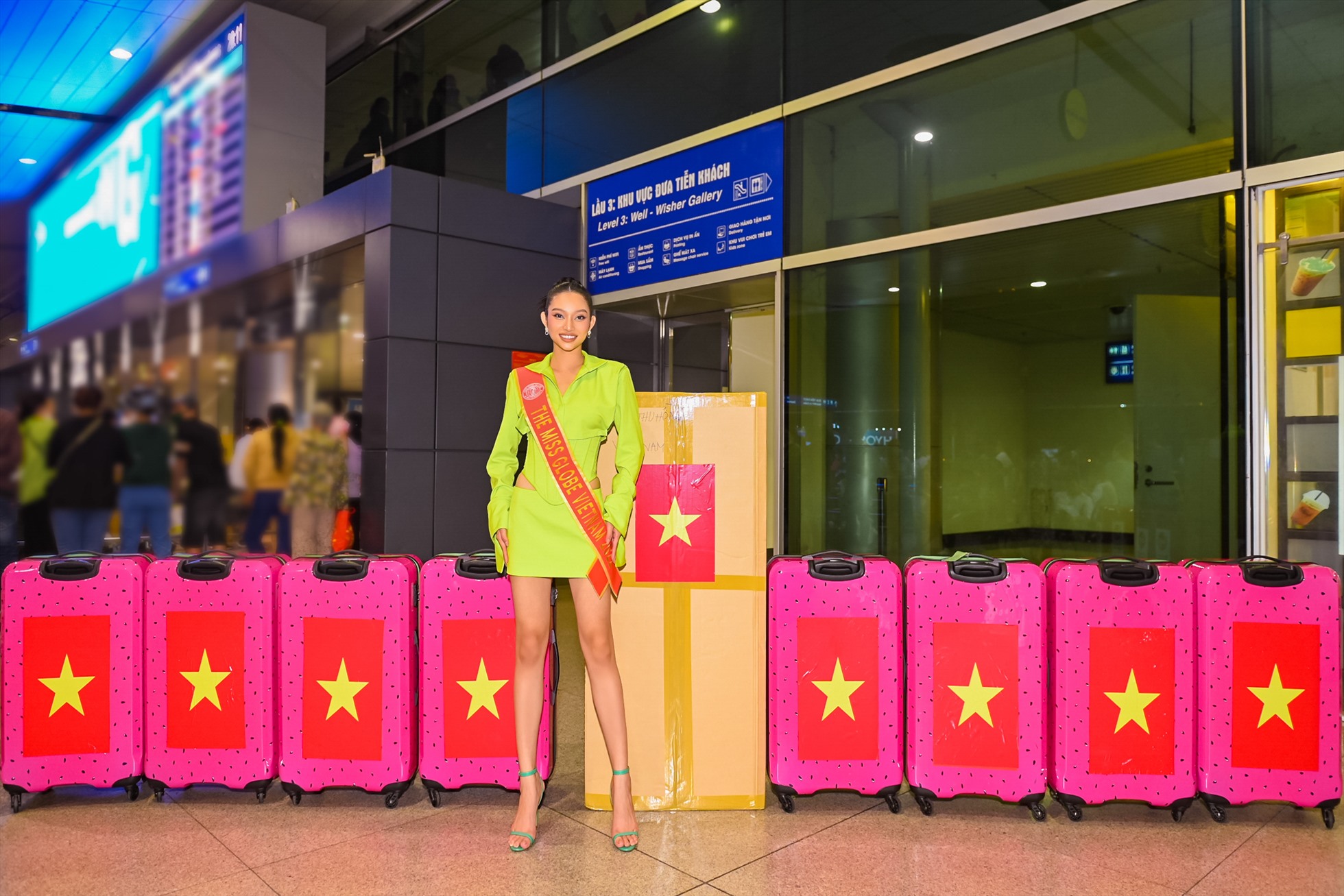 Lâm Thu Hồng cho thấy sự quyết tâm trong lần tham dự “The Miss Globe 2022“.