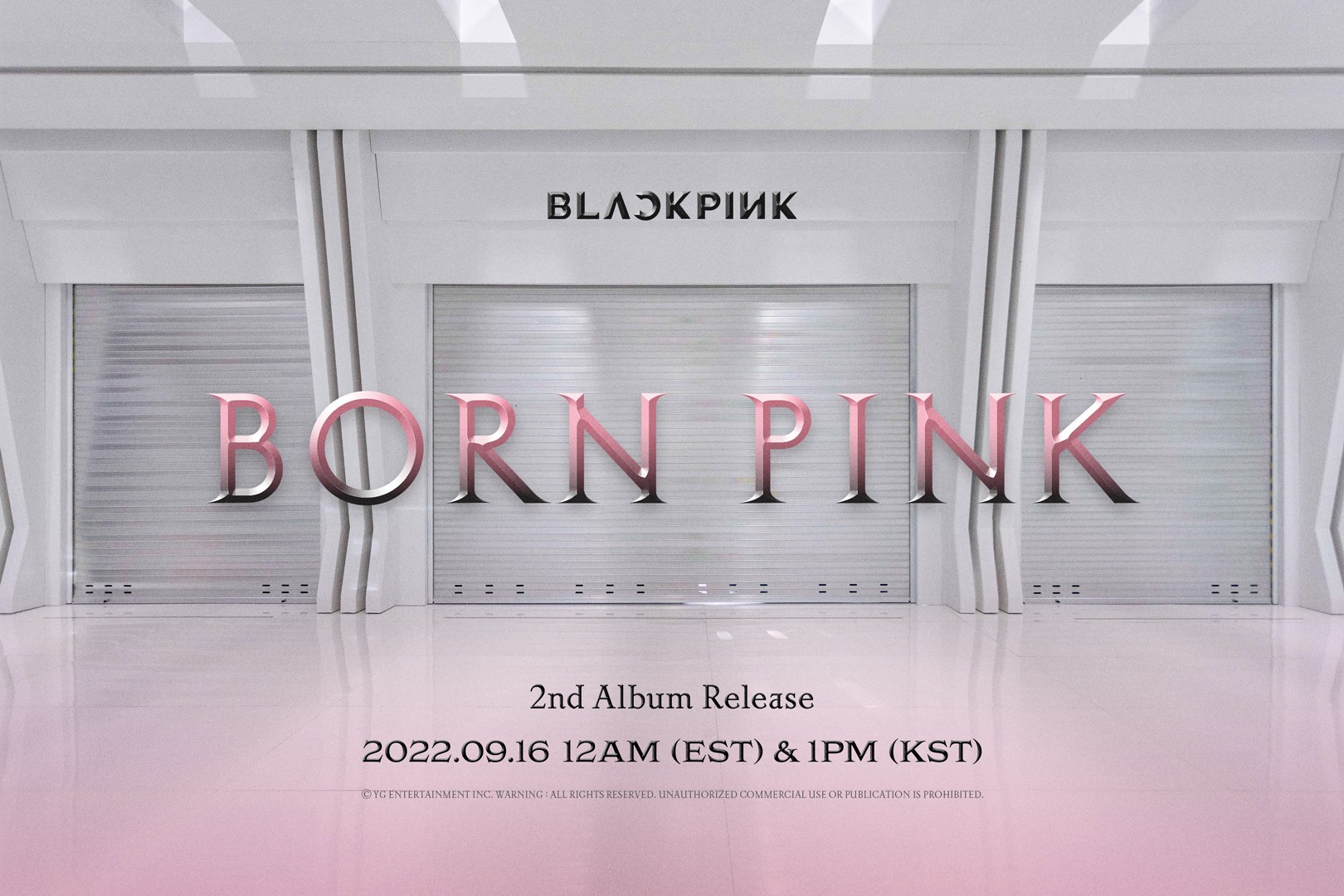 Poster teaser cho full album “BORN PINK” của Blackpink. Ảnh: Soompi